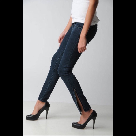 J BRAND Black The Deal Zip Black Skinny Jeans - Picture 2 of 11